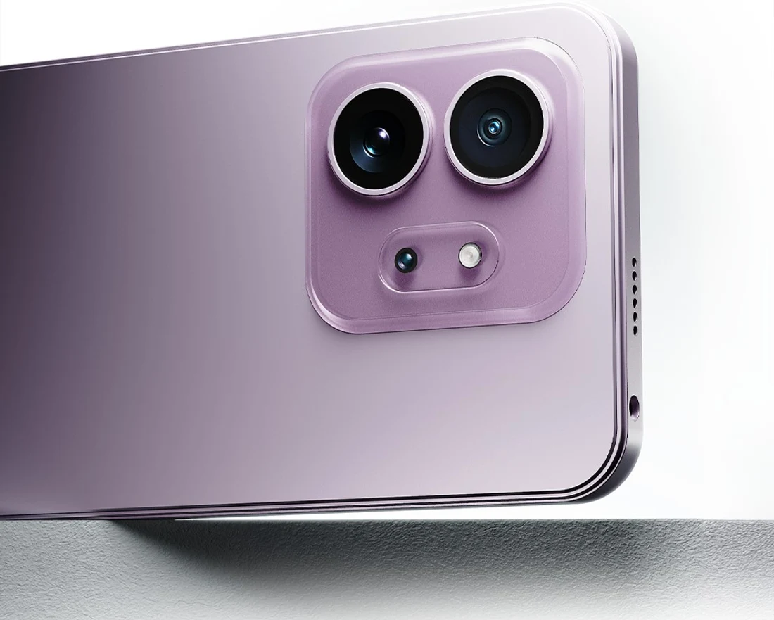 Close-up of the BOLTT EVO camera and lavender finish