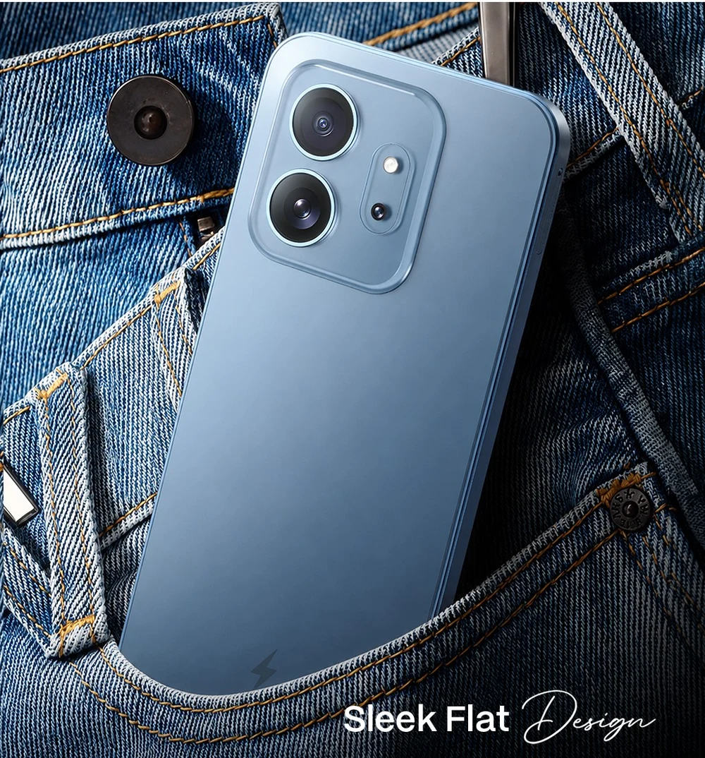 Sky Blue BOLTT EVO tucked into a denim pocket